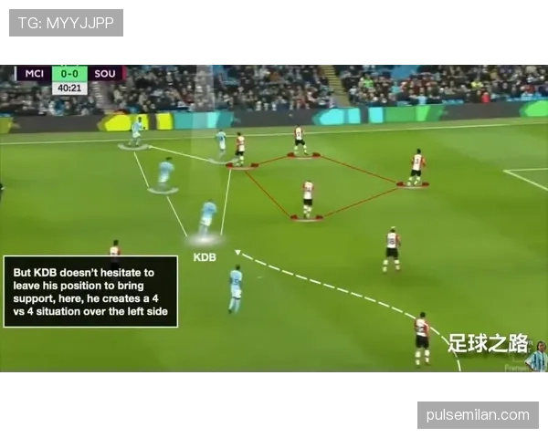 无球跑动与后插上:德布劳内的进攻方式 无球跑动与后插上:德布劳内的进攻方式